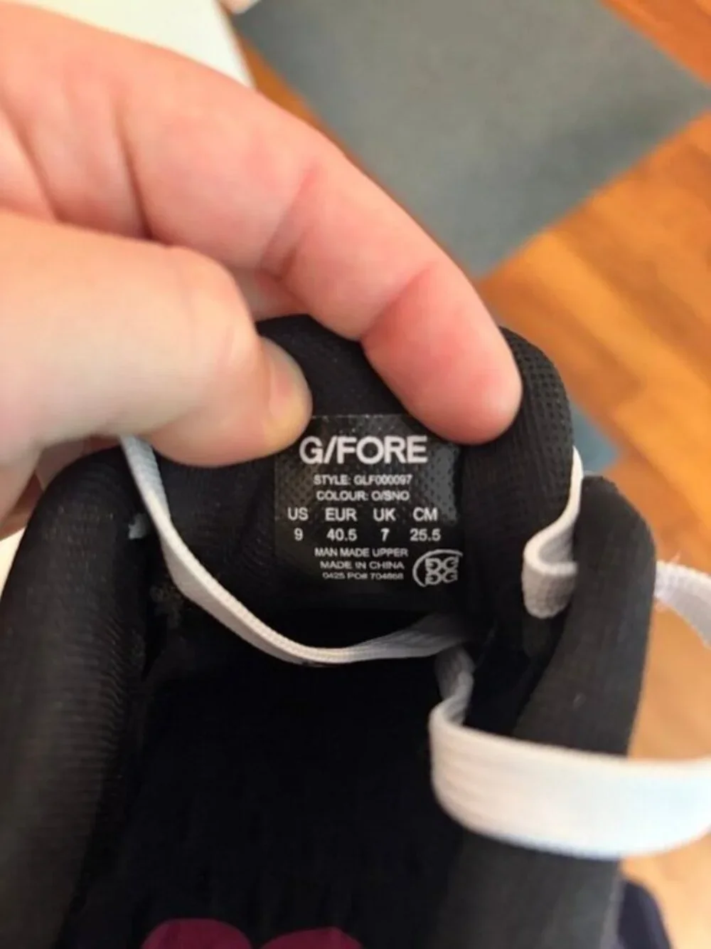 G/Fore G/18 Black womens golf shoes size 9 GLF000097 LTD Edition
